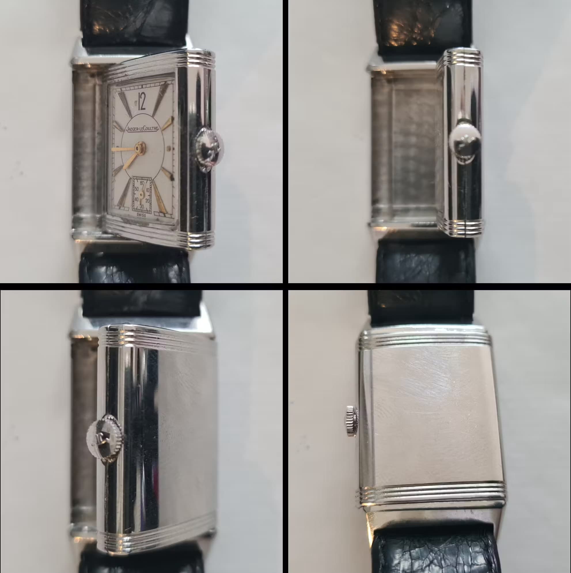 Every Reverso watch body can flip within the outer steel case.