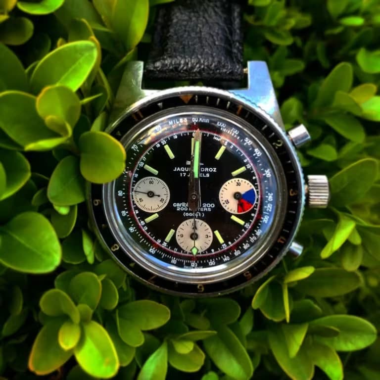 Jaquet Droz Caribbean 200 Diver - Staged background