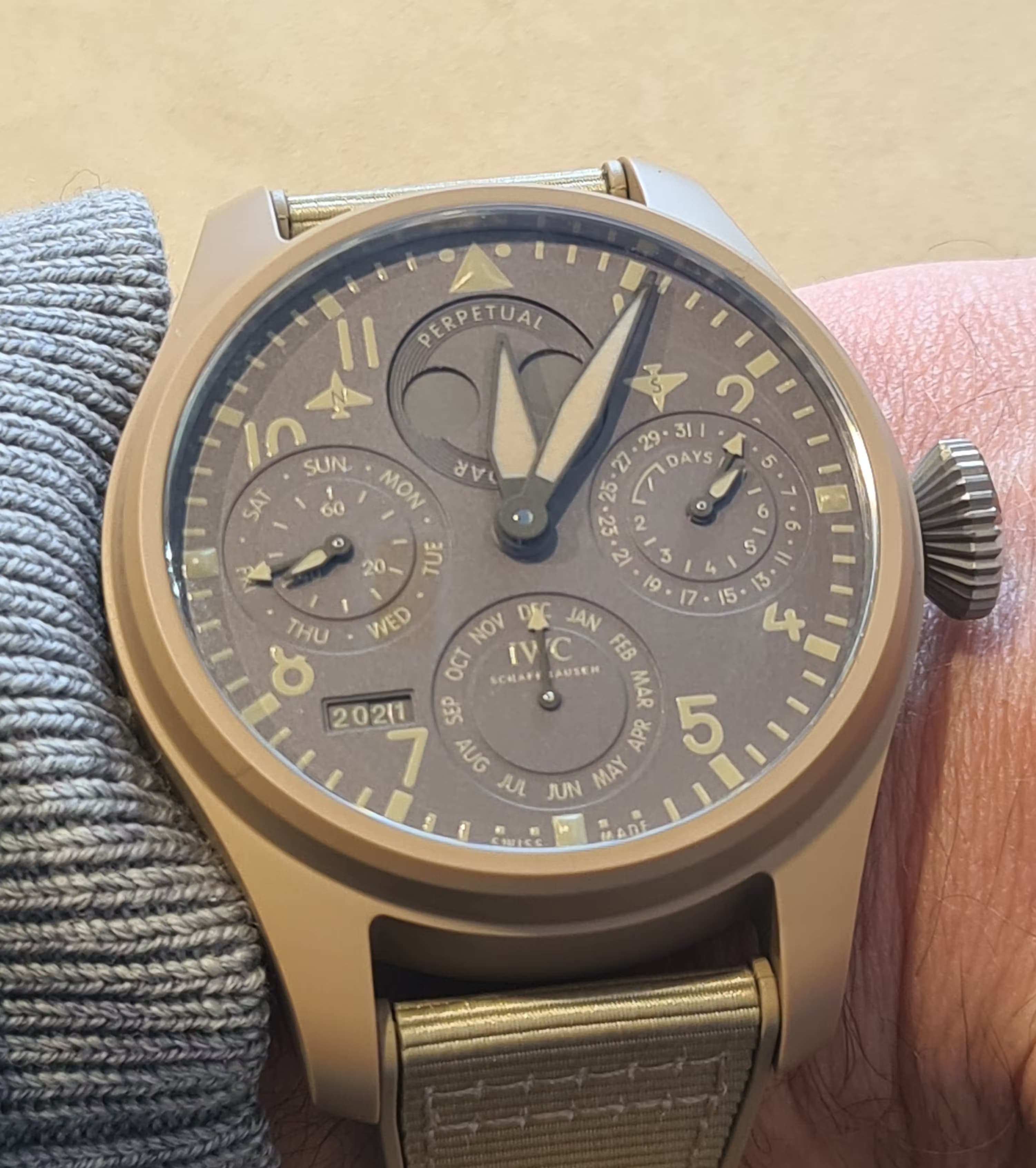 IWC Big Pilots “Mojave Dessert” Perpetual Calendar