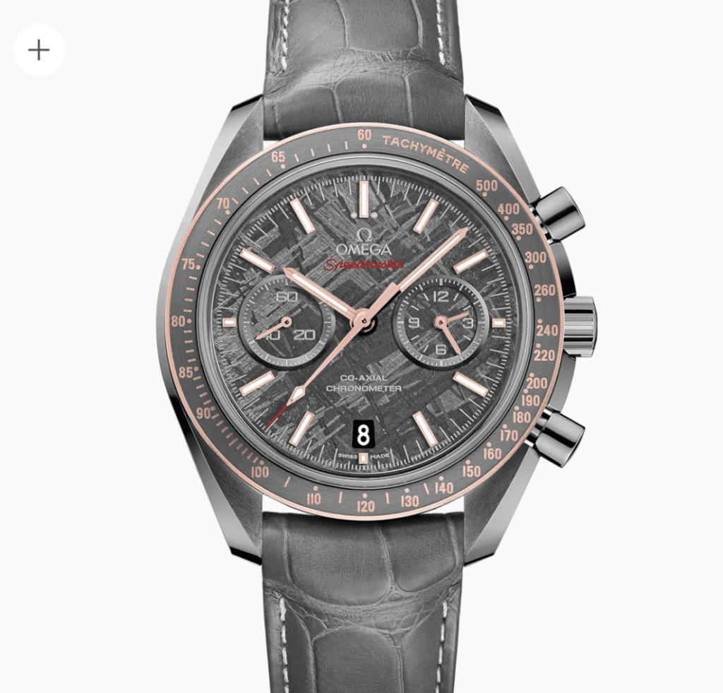 Omega Speedmaster Dark Side of the Moon with Meteorite Dial