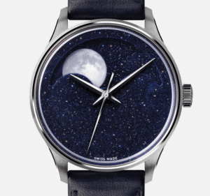 Christopher Ward C1 Moonphase with Aventurine dial