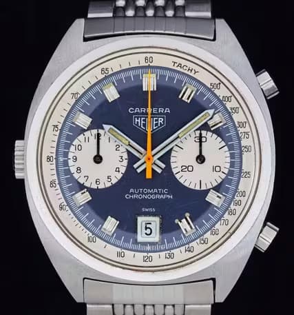 A 1970s Automatic Carrera Chronograph Source: onthedash.com