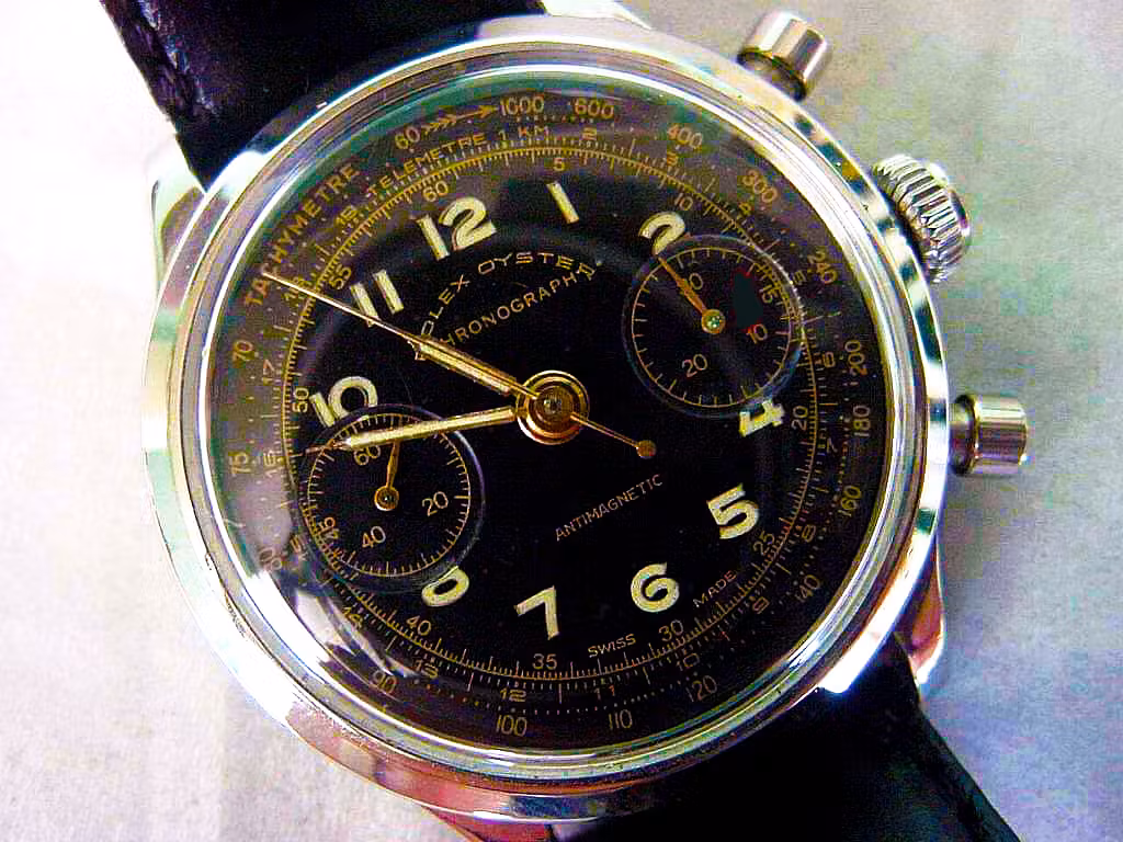 The Rolex Ref. 3525 Oyster Chronograph bought by Corporal Clive Nutting while a Prisoner of War in Stalag Luft III